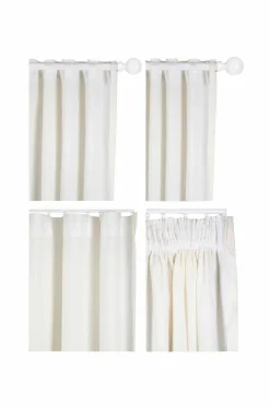 Hasta Gardin Lina 132x250 Varm hvid Sale