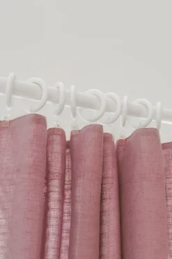 Hasta Gardintilbehør>Gardinring træ 55 mm Hvid