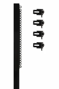 Hasta Gardintilbehør>Gardinskinne Convex 250 cm Sort