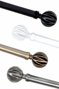 Hasta Gardinstangssæt Ylva 160-300 cm Antik messing Best