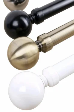 Hasta Gardinstangssæt Comet 110-200 cm Sølvfarvet Best