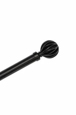 Hasta Gardinstangssæt Ylva 160-300 cm Sort Clearance