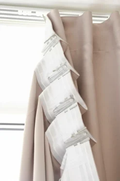 Hasta Kombibånd gardin White/blue Hot