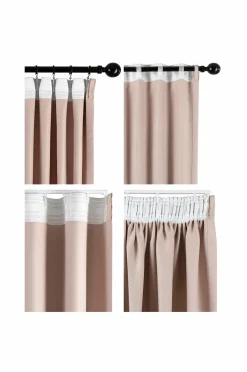 Hasta Mørklægningsgardin Dokie XL Beige New