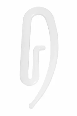 Hasta Gardintilbehør>Rynkebåndskrog 20-pak Rynkebåndskrog sølvfarvet