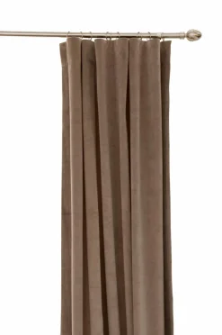 Hasta Velourgardiner>Smuk gardinlængde i velour Beige