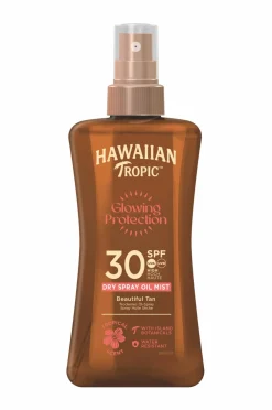 Hawaiian Tropic Glowing Protection Dry Spray Oil Mist SPF30 200 ml No color Hot