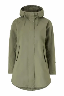 Helly Hansen Regnjakke W Valentia 2.0 Raincoat 421 lav green Clearance