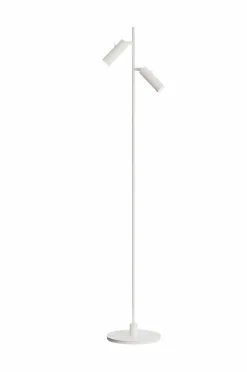Herstal Gulvlamper>Gulvlampe Pipeline dobbelt Mattvit