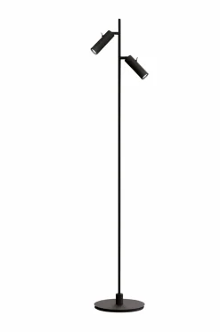 Herstal Gulvlampe Pipeline dobbelt Mattsvart Online