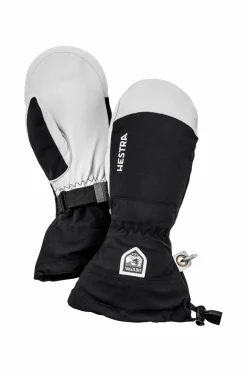 Hestra Handsker &- Vanter|Accessories>Luffer Army Leather Heli Ski Mitt Sort