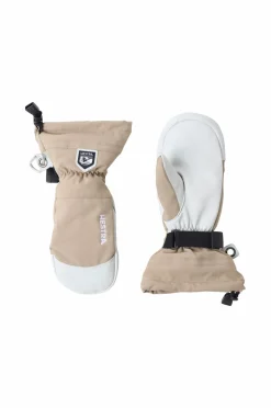 Hestra Luffer Army Leather Heli Ski Mitt Khaki Best