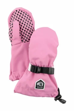 Hestra Handsker & Vanter>Luffer Fjellvott Jr. Mitt Cerise