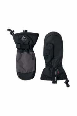 Hestra Handsker & Vanter>Luffer Gauntlet CZone Jr Mitt Graphite/black