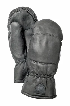 Hestra Handsker & Vanter>Skiluffer Leather Box Mitt Sort