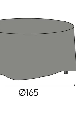 Hillerstorp Møbel Cover Round Ekeryd Sandhamn Spring Ø165 X 89 Cm Gray Grå farve Best