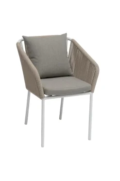 Hillerstorp Udemøbler & Have>Spisebordsstol Lersund Hvid