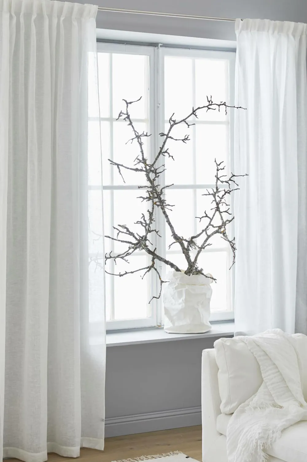 Himla Hørgardiner>Gardin Dalsland Vit