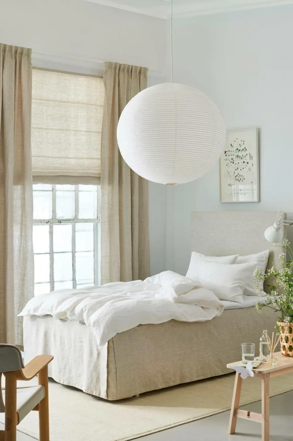 Himla Foldegardiner>Liftgardin Miramar Naturmeleret