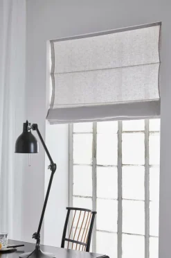 Himla Foldegardiner|Hørgardiner>Roman Blind Sunday Chalk