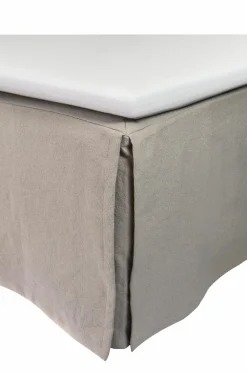 Himla Sengekapper>Sengenederdel Weeknight 42 cm Askgrå