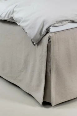Himla Sengekapper>Sengenederdel Weeknight 42 cm Askgrå