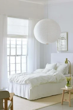 Himla Sengekapper>Sengenederdel Miramar Vit