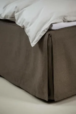 Himla Sengekapper>Sengenederdel Weeknight 52 cm Mellangrå