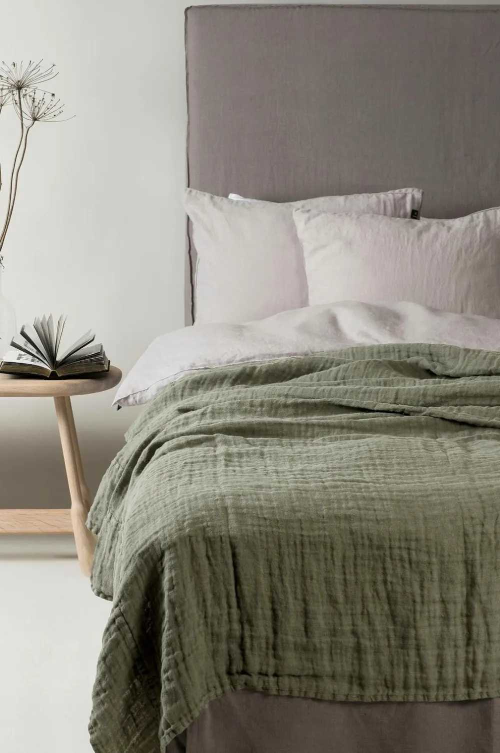 Himla Sengetæppe Hannelin Olivgrønne Sale