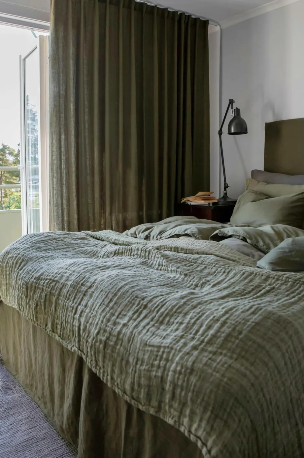 Himla Sengetæppe Hannelin Olivgrønne Sale