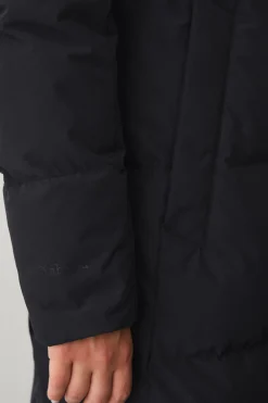 Áhkká Dunfrakke Down Coat Parka W Sort Hot