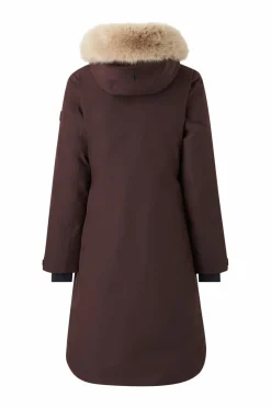 Áhkká Dunparka Down Parka Polar W Mørk brun Outlet