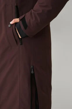 Áhkká Dunparka Down Parka Polar W Mørk brun Outlet