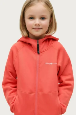 Áhkká Fleecetrøje Powerfleece Mr Mørk koral Sale