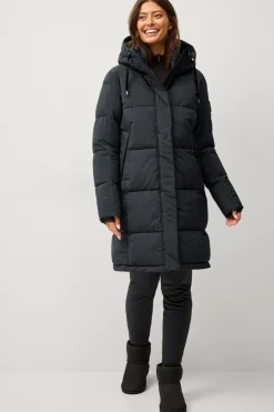 Áhkká Jakke Gold Warm Parka Matte Sort Sale