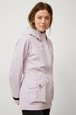 Áhkká Overtøj|Overtøj>Jakke Jacket With Hood W Lyslilla