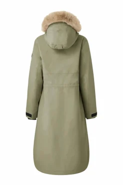 Áhkká Parka Urban Padded Long Parka W mosgrøn Hot