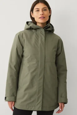 Áhkká Parka Urban Padded Parka W mosgrøn Outlet