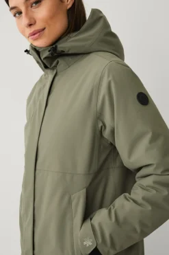 Áhkká Parka Urban Padded Parka W mosgrøn Outlet