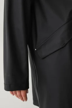 Áhkká Regnjakke PU Parka W Sort Clearance