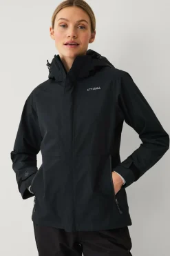 Áhkká Overtøj|Overtøj>Regnjakke Rain Jacket W Sort