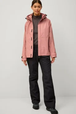 Áhkká Regnjakke Rain Jacket W Brunrosa New