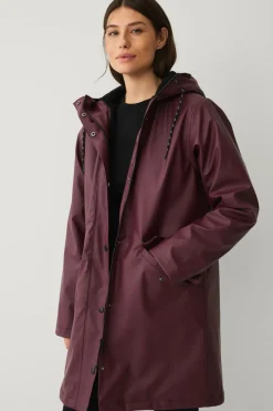 Áhkká Regnparka Padded PU W Rødbrun Hot