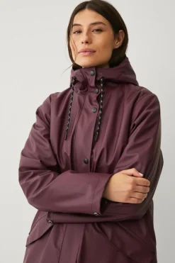 Áhkká Regnparka Padded PU W Rødbrun Hot