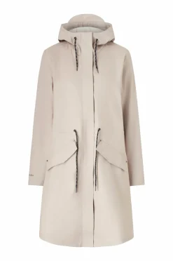 Áhkká Regnparka Rain Waist Parka PU Kittbeige Outlet