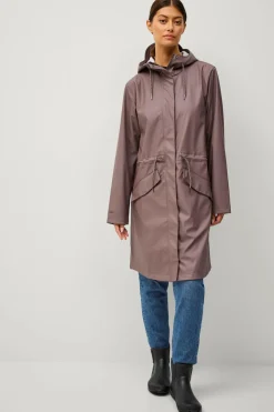 Áhkká Regnparka Rain Waist Parka PU Brun Online