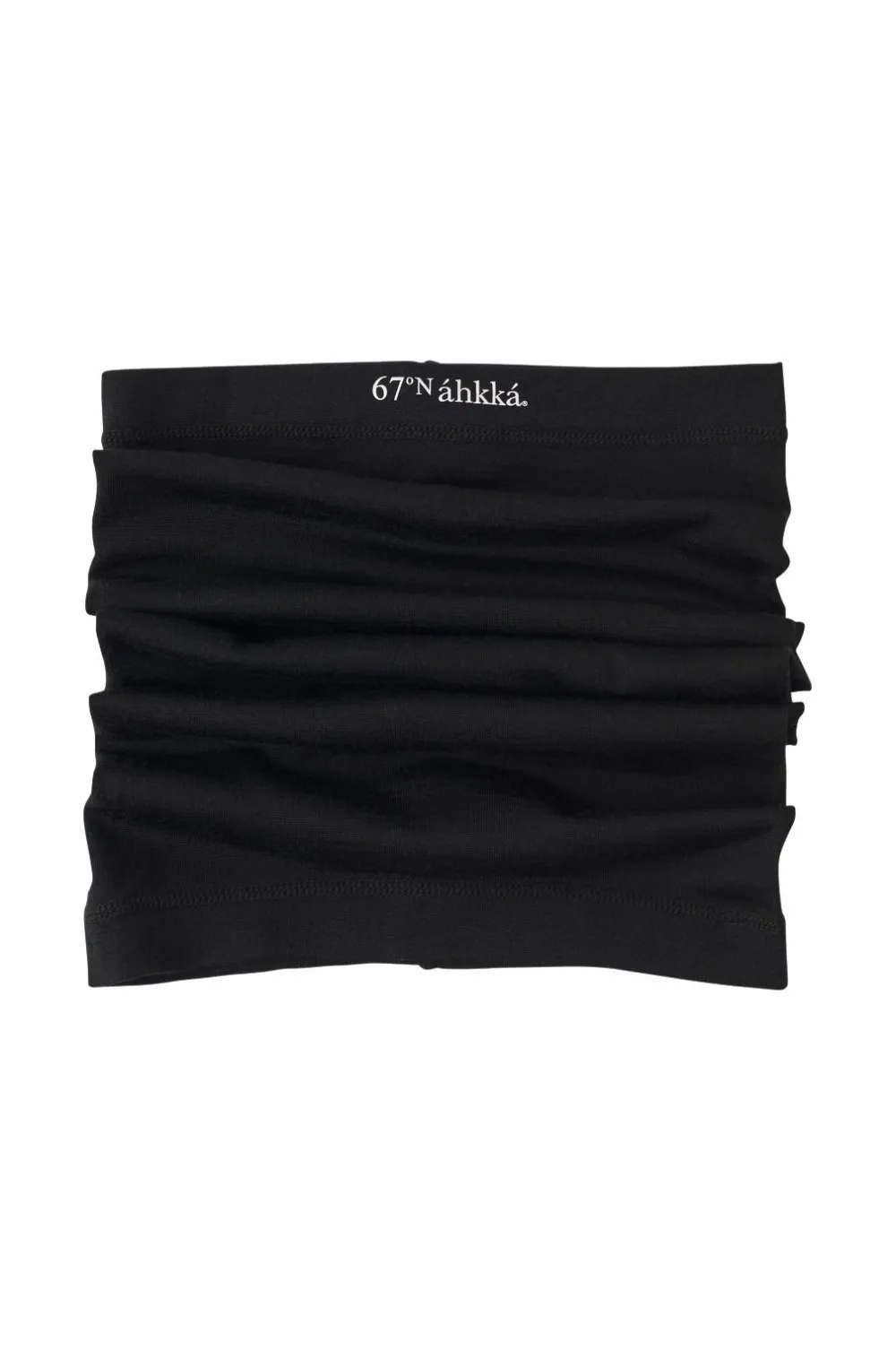 Áhkká Halstørklæder & Tørklæder|Halstørklæder>Rørhalstørklæde Merino Wool Black mdf/metal