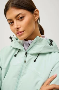 Áhkká Skaljakke Shell Jacket W Lys grågrøn Best