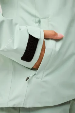 Áhkká Skaljakke Shell Jacket W Lys grågrøn Best