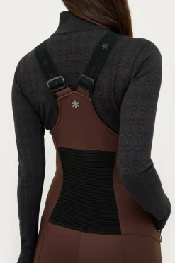 Áhkká Skibukser Gold Softshell Bib Ski Pant Dyb mahogni Discount